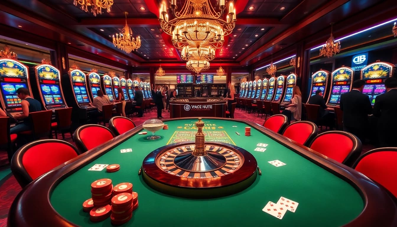Enjoying an exciting game at 888 new casino with vibrant tables and dynamic players.