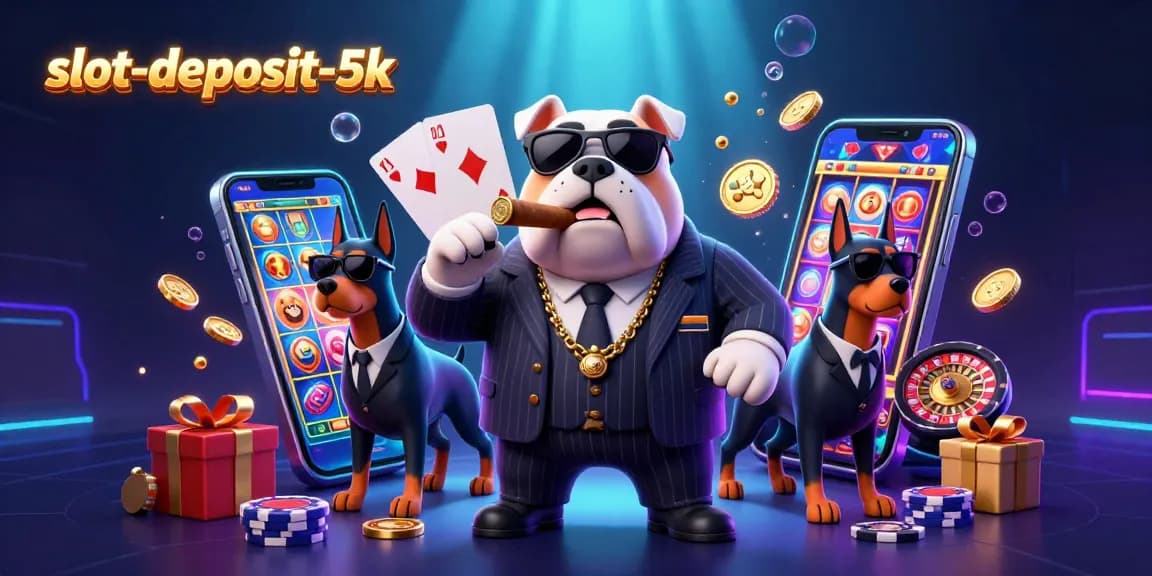 Experience thrilling gaming with slot-deposit-5k in a vibrant 3D casino environment.