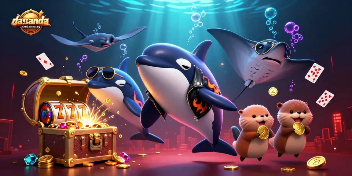 dacsandatphanrang showcases a vibrant underwater casino adventure filled with playful sea creatures and vibrant gaming elements.
