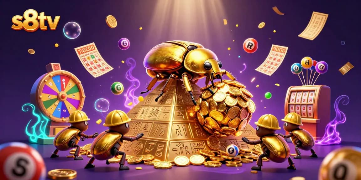 Experience thrilling action with s8tv's vibrant lottery scene, showcasing engaging game elements.