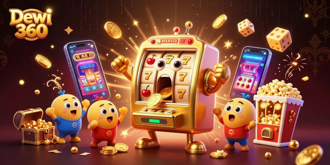 Dewi 360 menampilkan mesin slot yang mengagetkan dengan jackpot berlimpah dan suasana kasino yang hidup.