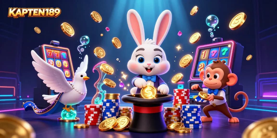KAPTEN189 menawarkan pengalaman slot seru dengan jackpot dan karakter menghibur di kasino digital.