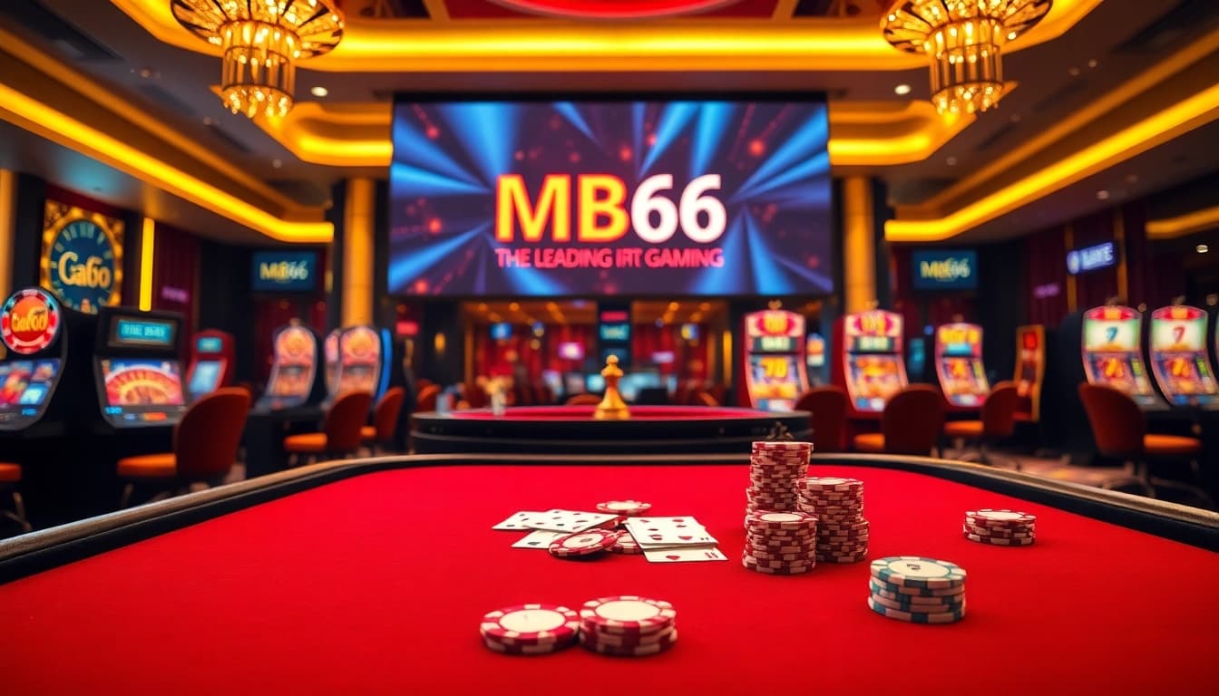 Experience thrilling gameplay at MB66 with vibrant casino tables and stylish gaming interfaces.