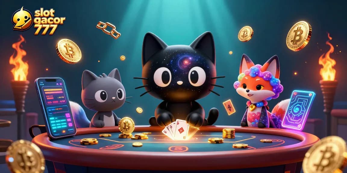 Spin the reels at slot gacor 777, showcasing colorful characters and vibrant casino elements.
