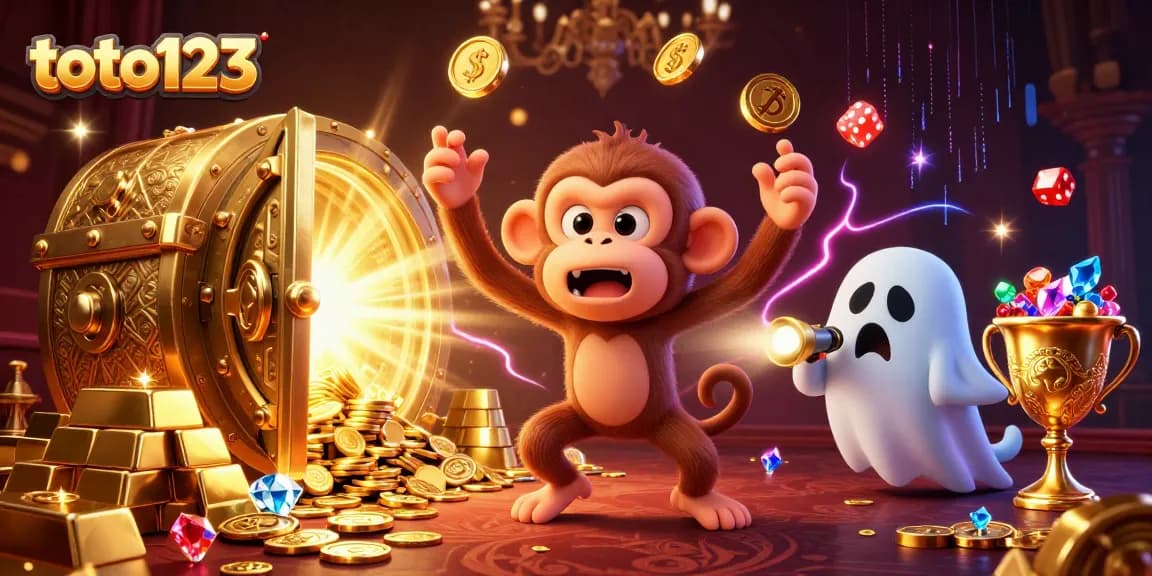 Engage in thrilling gameplay with toto123, where a mischievous monkey juggles riches in a haunted casino.