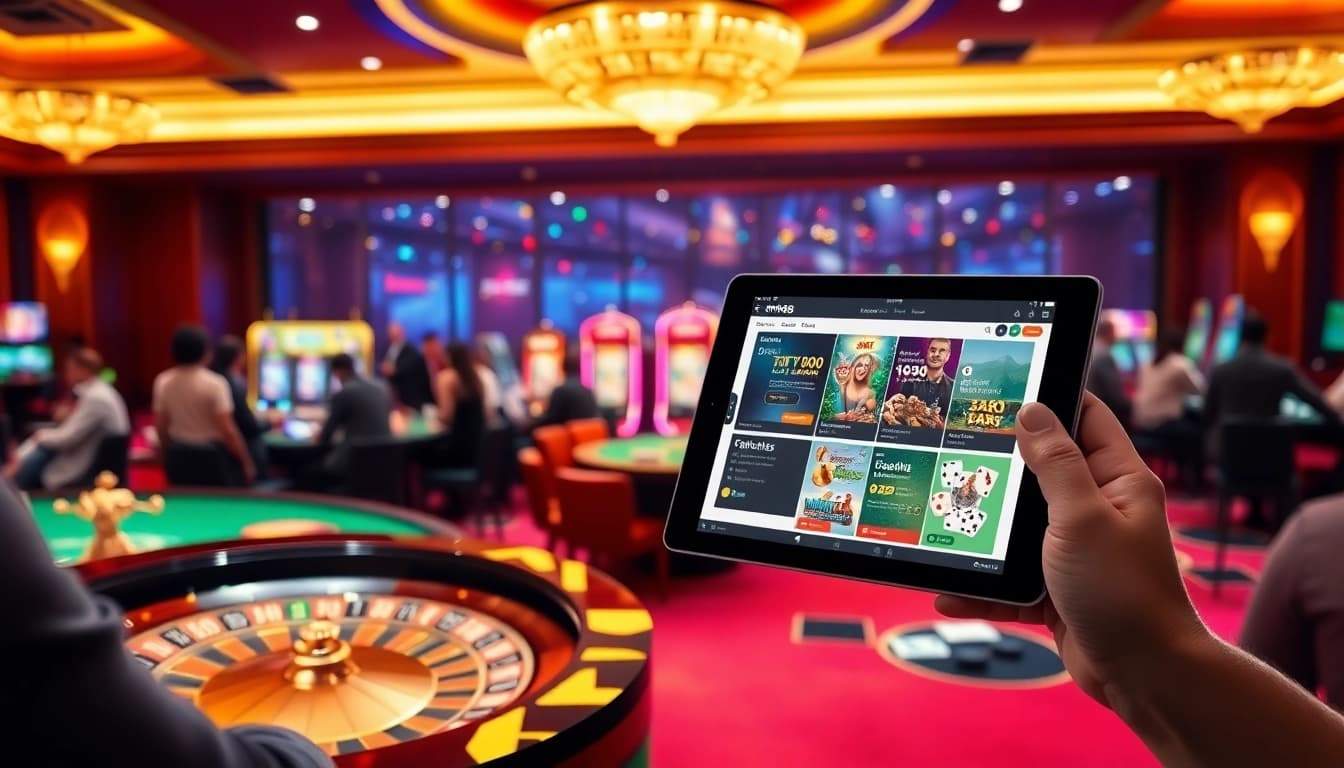 Players enjoying table games and slot machines at mm88 com online casino.