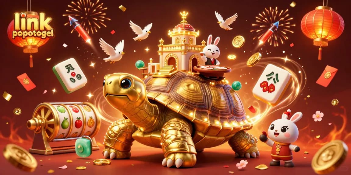 Experience winning spins at link popotogel with vibrant slot reels and exciting casino elements.