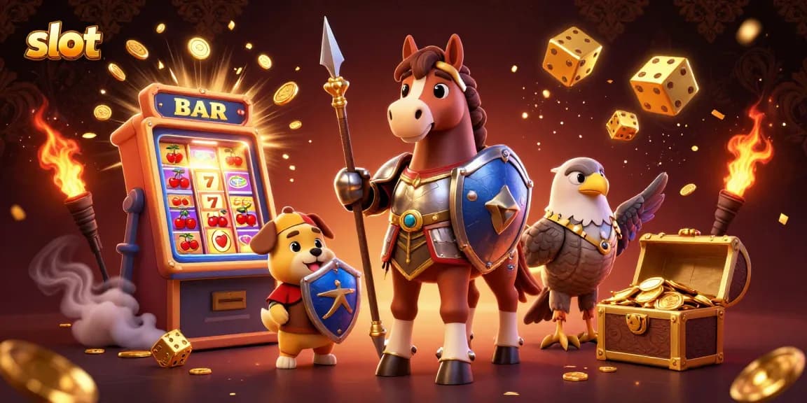 Menangkan jackpot slot di WSLOT888 dengan mesin slot penuh koin dan simbol keberuntungan.