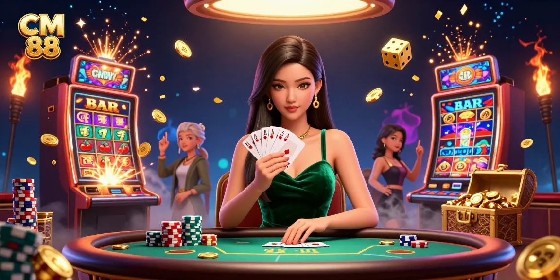 Experience wins at CM 88 Casino with gaming excitement and high-stakes action in stunning 3D.