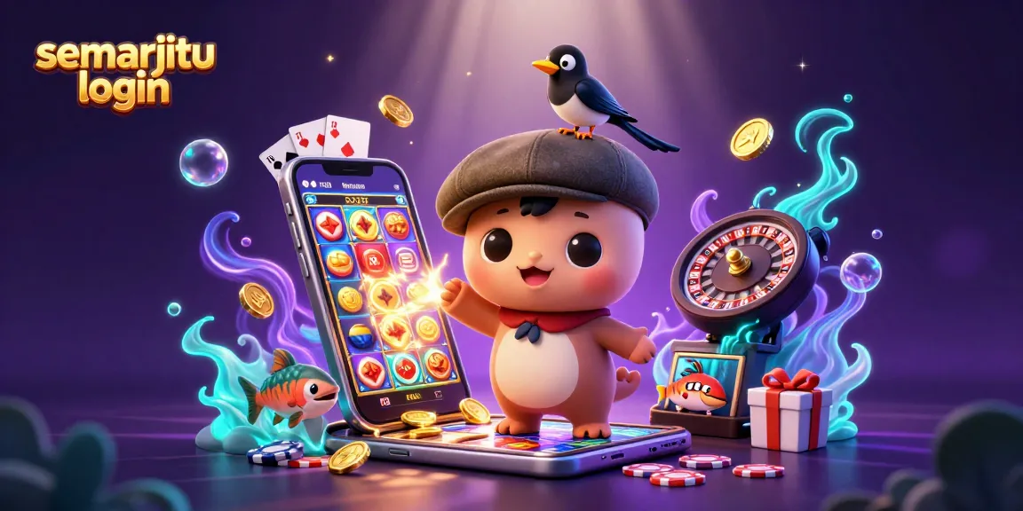 Semarjitu login untuk bermain slot dengan karakter lucu dan grafis menawan di kasino online.