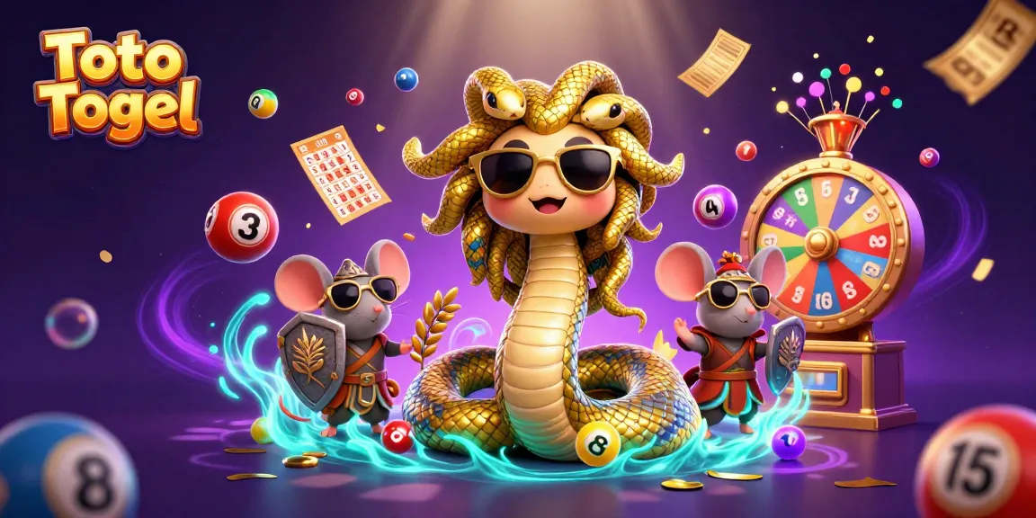 Toto Togel melibatkan momen seru saat menangkap bola lotere warna-warni dengan Medusa dan tikus pejuang.