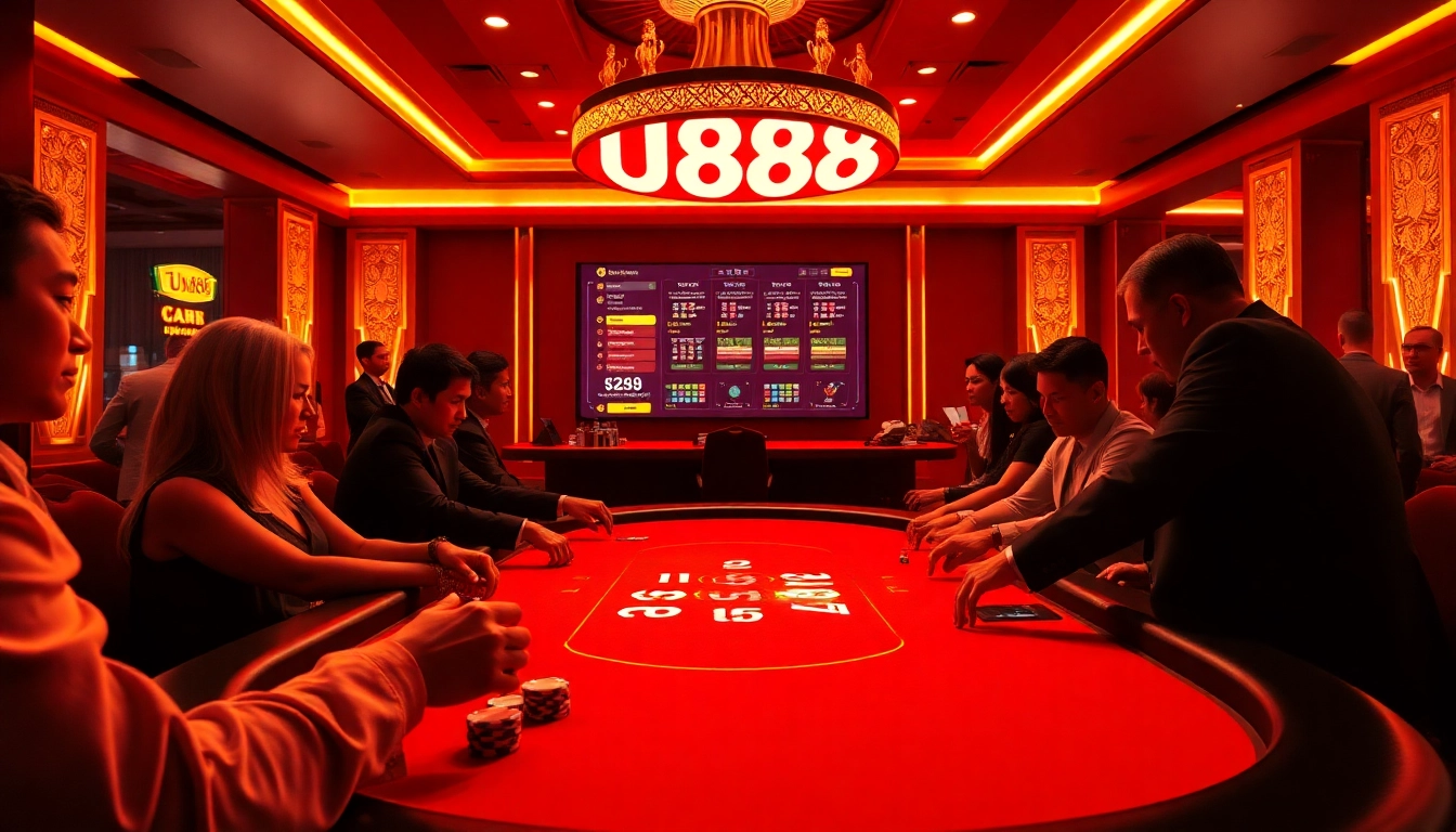 Experience high-stakes action at the casino table while playing tại U888 with exciting poker games.