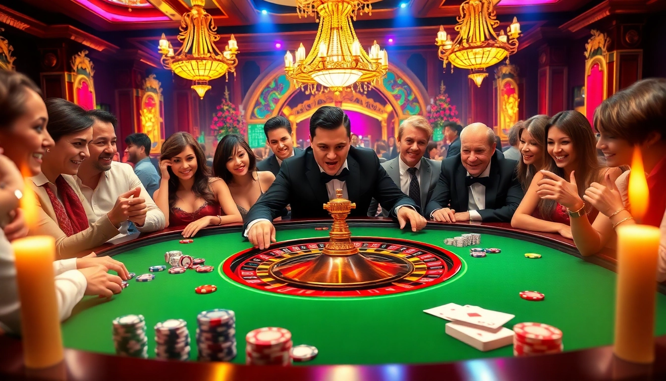 Experience the thrill of online gambling at https://rr88co.net/ with an exciting casino scene featuring roulette and poker action.