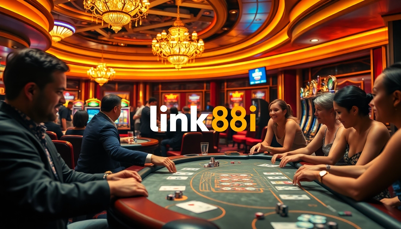 Experience the excitement of link 88i as players make bold bets and enjoy thrilling casino games.