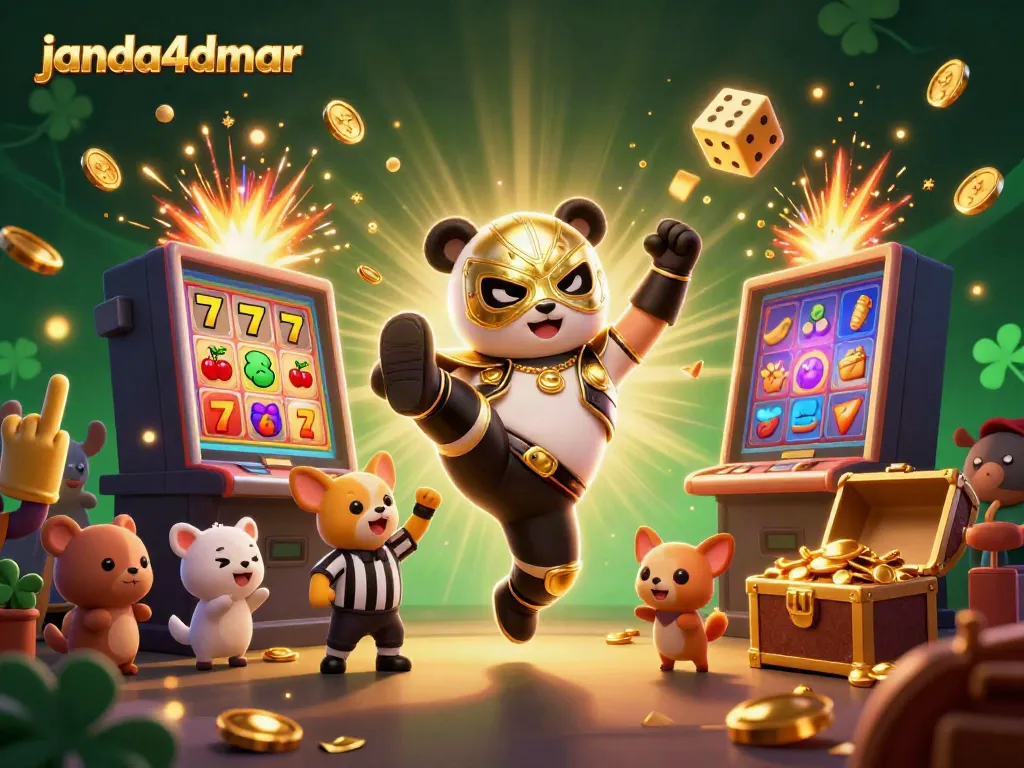 Menghasilkan keuntungan dengan janda4dmar dari mesin slot yang menang besar dalam suasana kasino yang penuh warna.