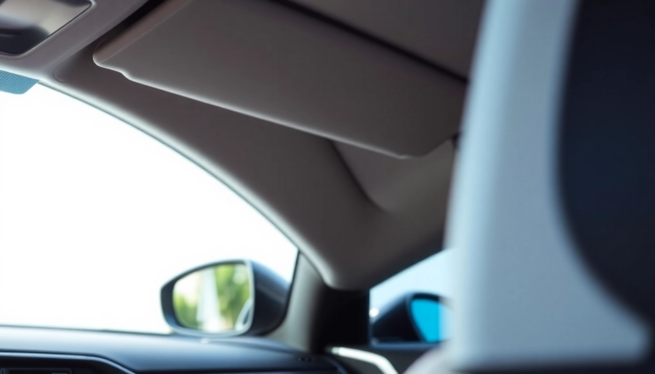 Applying ceramic window tint on a vehicle's glass for enhanced aesthetics and protection.