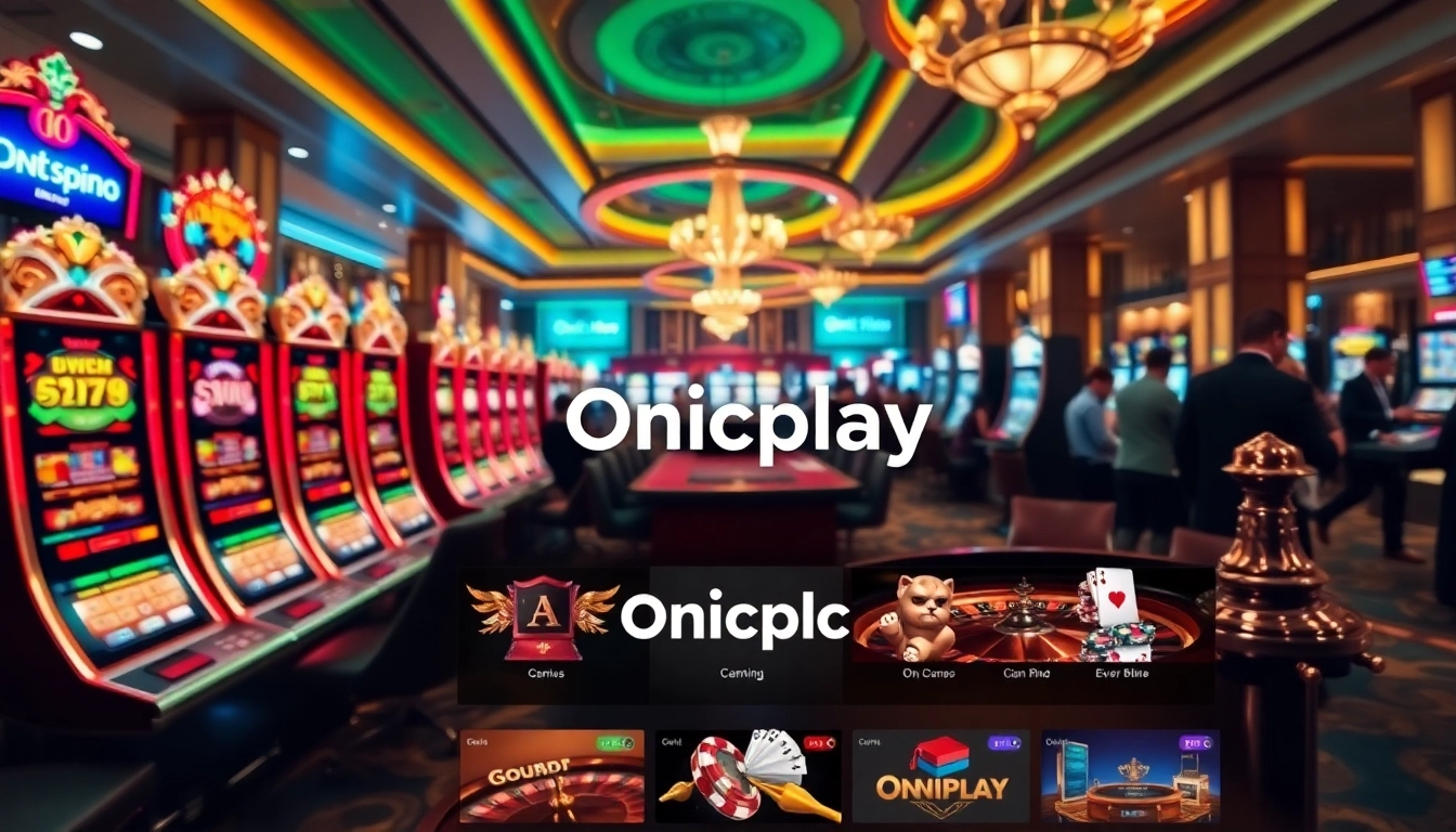 Experience excitement with Onicplay's dynamic slot machines and casino games.