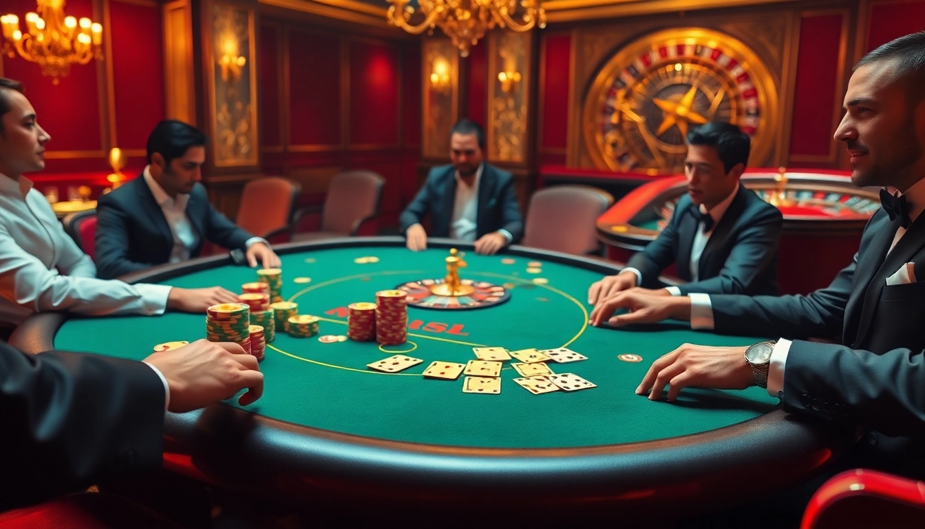 Experience the thrill of casino gaming with the 789f link showcasing high-stakes poker tables, chips, and cards.