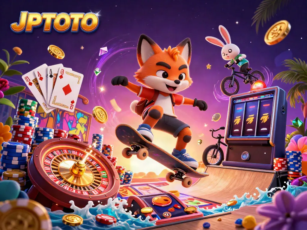 JPTOTO menarik perhatian dengan arahan kasino interaktif dalam ilustrasi 3D yang memikat.