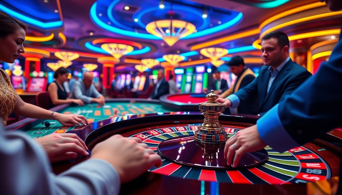 Jalantoto menawarkan pengalaman kasino yang mendebarkan di meja roulette yang ramai.
