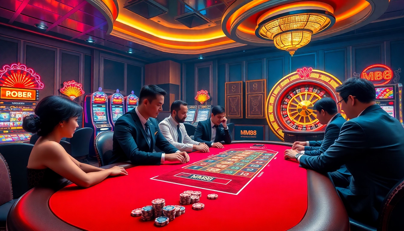 Experience thrilling gaming at https://mm88.vegas/ with exciting poker, dynamic slots, and roulette.