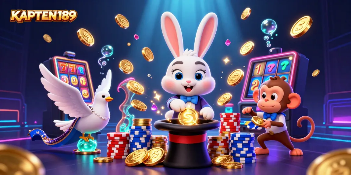 KAPTEN189 menawarkan pengalaman slot seru dengan jackpot dan karakter menghibur di kasino digital.