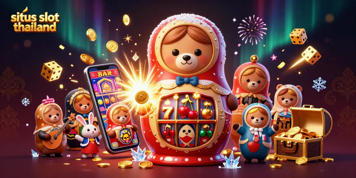 Experience thrilling wins at situs slot thailand with an exciting 3D casino scene packed with fun!