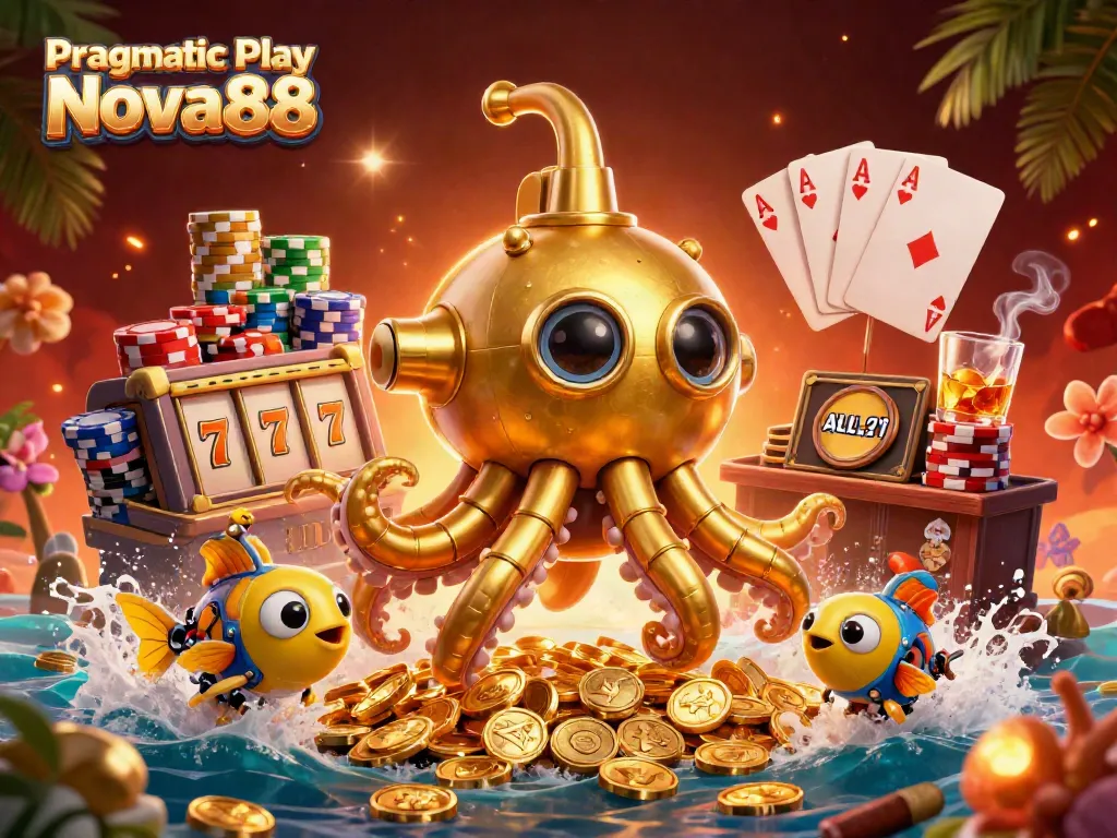 Experience the excitement of Pragmatic Play Nova88 with vibrant slots and golden treasures.