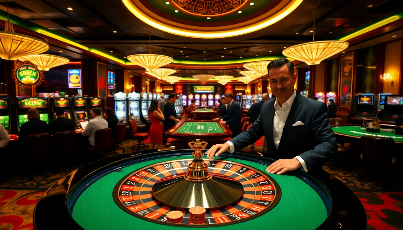 Experience thrilling casino action at https://mm888.media/ with vibrant gaming tables and exciting players.