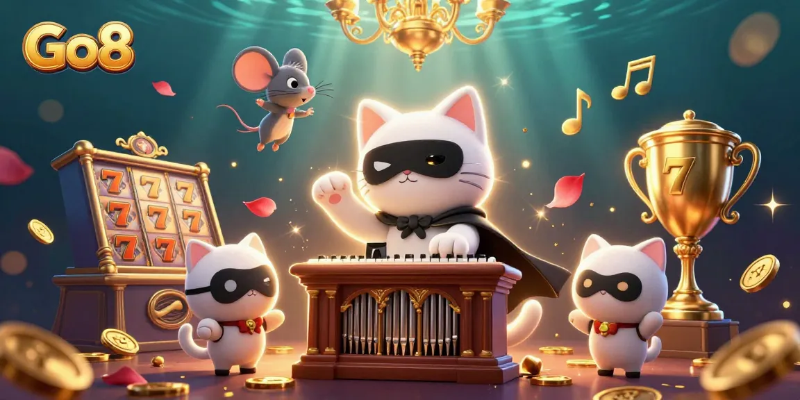 Spin the reels with Go8's exciting casino experience, featuring vibrant characters and dynamic gameplay elements.