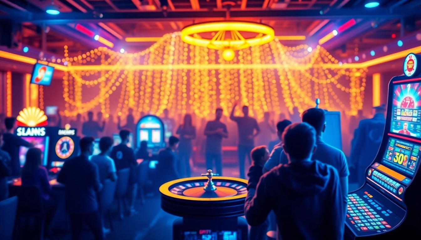 An illustration of the 79king online gambling platform featuring vibrant colors, modern interface, and gaming elements like slots and sports betting.