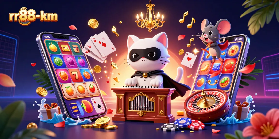 Experience thrilling gaming adventures with rr88-km as the phantom cat plays at the casino organ.