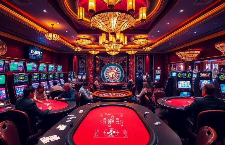 Thabet offers an exciting luxurious casino environment with poker tables and jackpot slots.