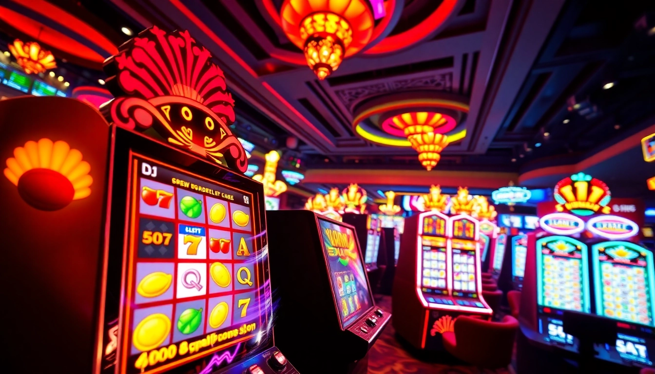 Bermain qqmacan game di mesin slot menarik dengan suasana penuh warna dan enerji.