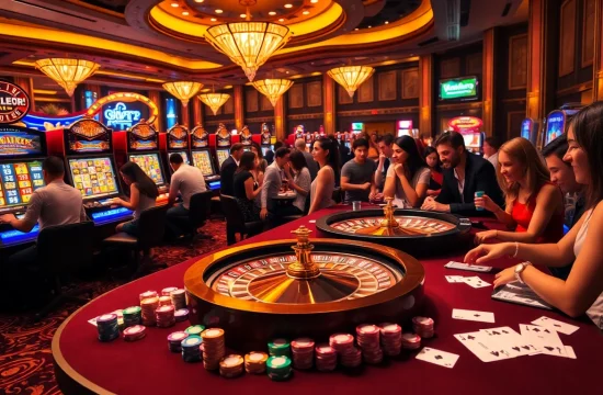 Gamblers enjoying a lively poker game at 32win32 casino, showcasing high-stakes excitement.