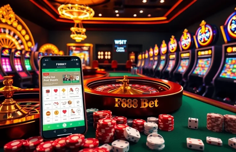 Experience the thrill of online gambling with F88BET's vibrant casino atmosphere filled with exciting games.