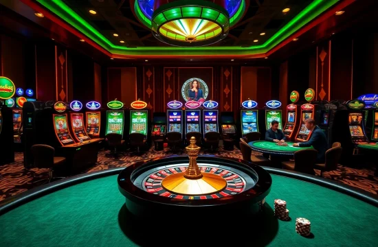 Experience thrilling gameplay at https://xx88casino.com with vibrant tables, poker chips, and engaging players.