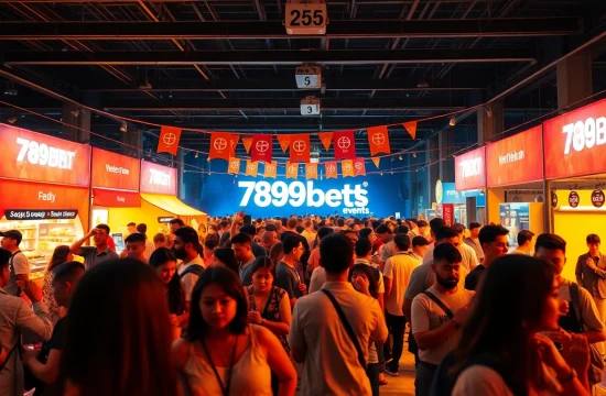 Event attendees enjoying activities at 789betevents, showcasing excitement and community interaction.