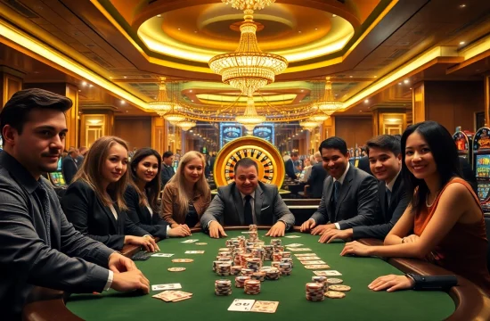 This casino atmosphere features players strategizing at a card table, echoing the contact details of https://ecogreenbuilders.in/contact/ for gambling inquiries.