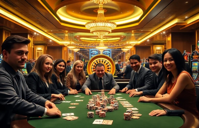 This casino atmosphere features players strategizing at a card table, echoing the contact details of https://ecogreenbuilders.in/contact/ for gambling inquiries.