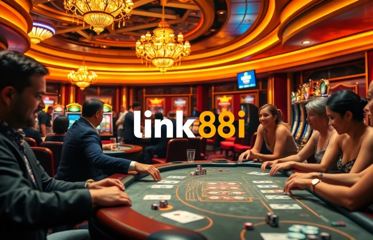 Experience the excitement of link 88i as players make bold bets and enjoy thrilling casino games.
