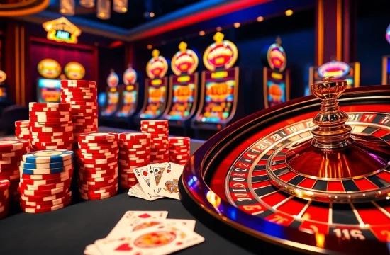 Experience the thrill of the 24k club with exclusive casino gameplay and vibrant poker chips.