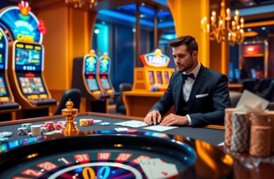 Experience thrilling gaming at https://789club.quest/ with vibrant casino visuals of tables, cards, and chips.