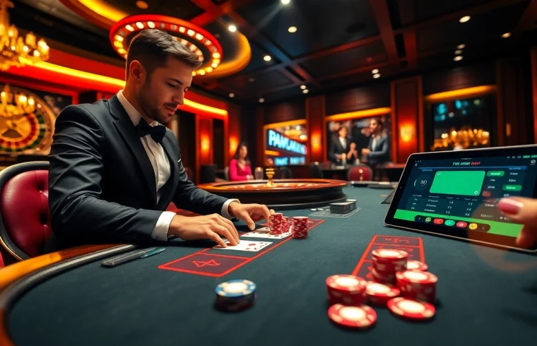 Experience the thrill of winning at 789club with poker chips and cards in action.