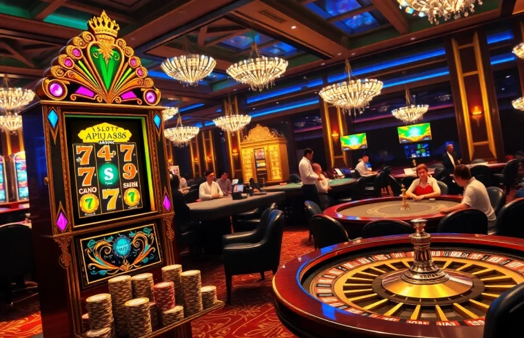 Play exciting games at the slot apiraja88 with vibrant casino visuals and thrilling gameplay.