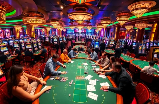 Excited players engaging with bk8th's vibrant casino gaming atmosphere.